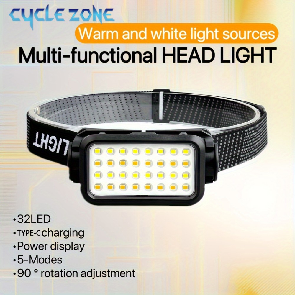 Outdoor Lighting At Lowe'S - 휴대용 충전식 헤드램프, 32 LED, 5