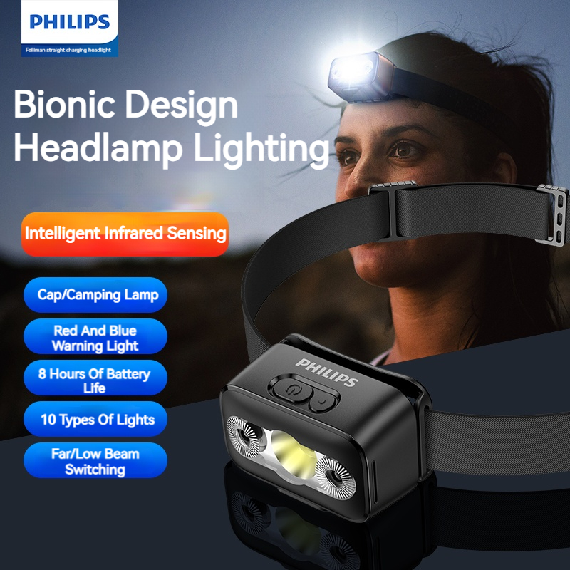 Outdoor Lighting Philips - 필립스 LED 헤드램프 센서 헤드 손전등