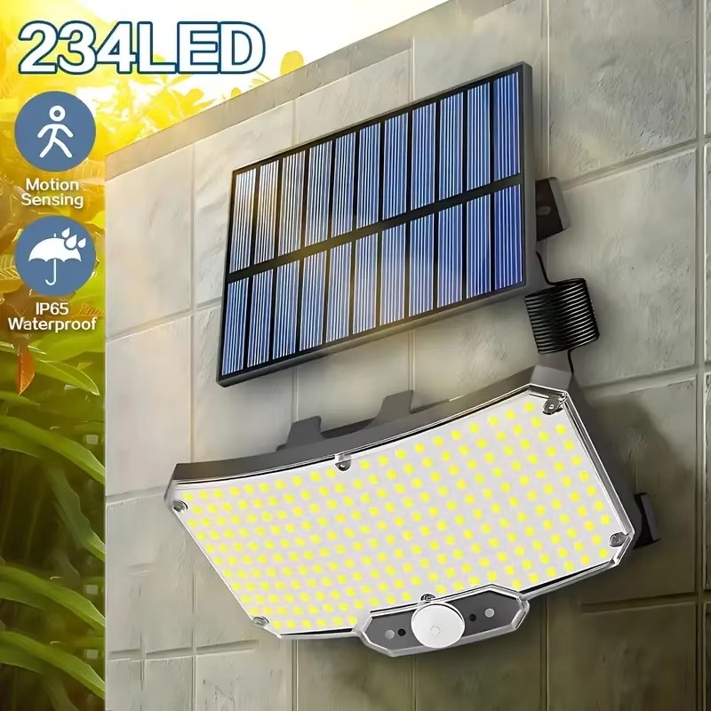 Outdoor Lighting Patio - 234LED 태양광 야외 조명 모션 센서