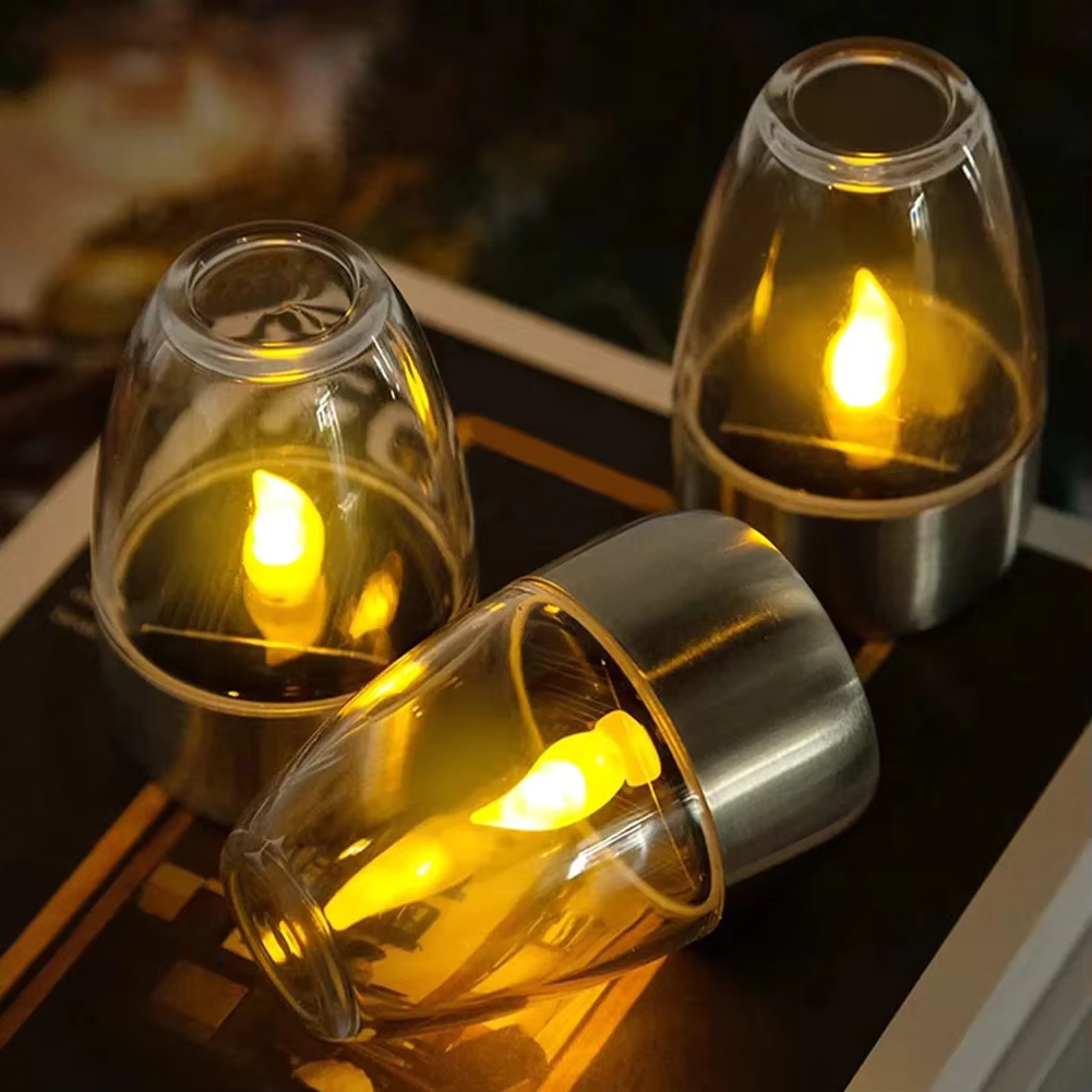 Halo Outdoor Lighting - LED 스테인레스 스틸 태양 촛불 조명