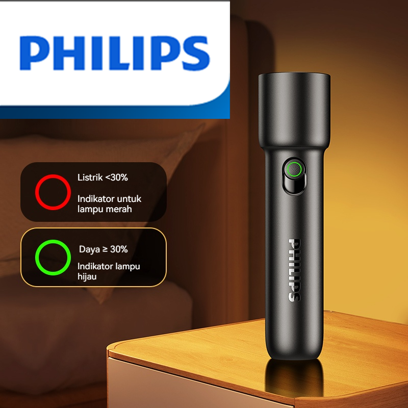 Outdoor Lighting Philips - 필립스 EDC 휴대용 충전식 LED 손전등,