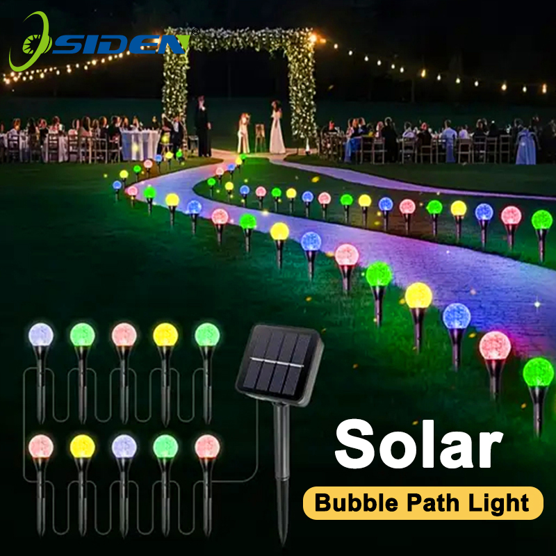 Outdoor Lighting Driveway - 30 LED 태양광 버블 볼 스트링