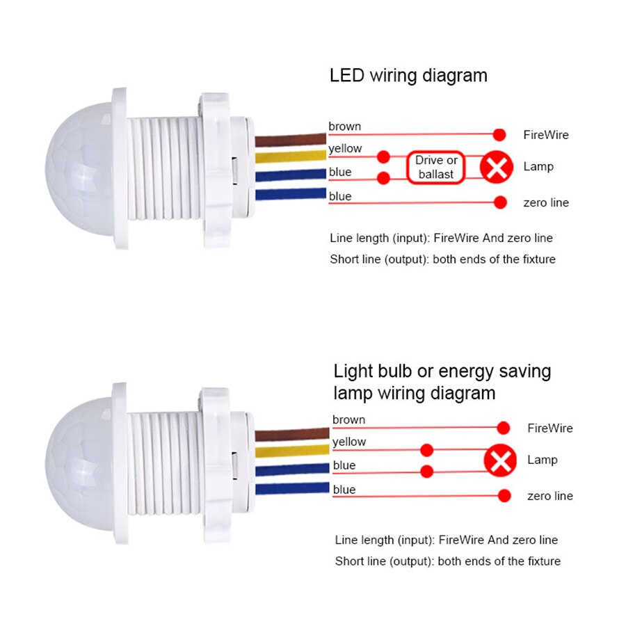 Outdoor Lighting With Motion Sensor - PIR 모션 센서 감지기 스마트 스위치