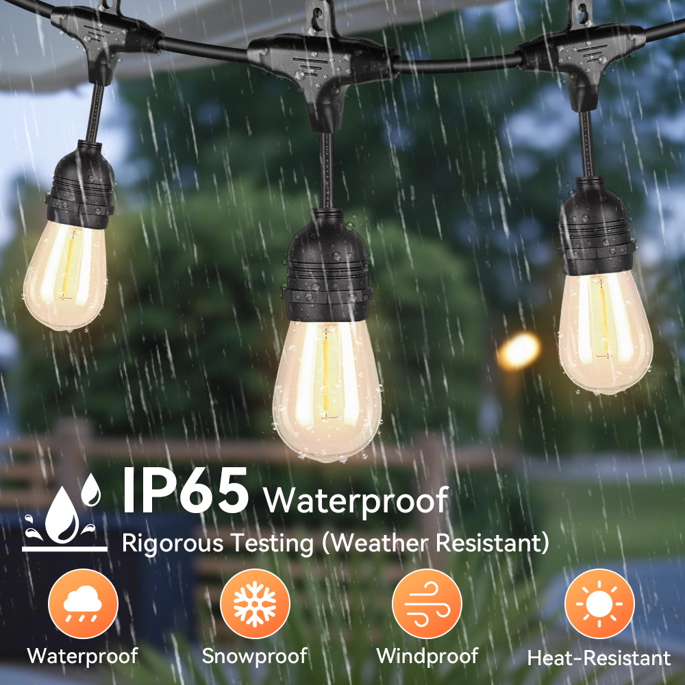 Outdoor Lighting Uk - E27 야외 스트링 라이트 LED 전구