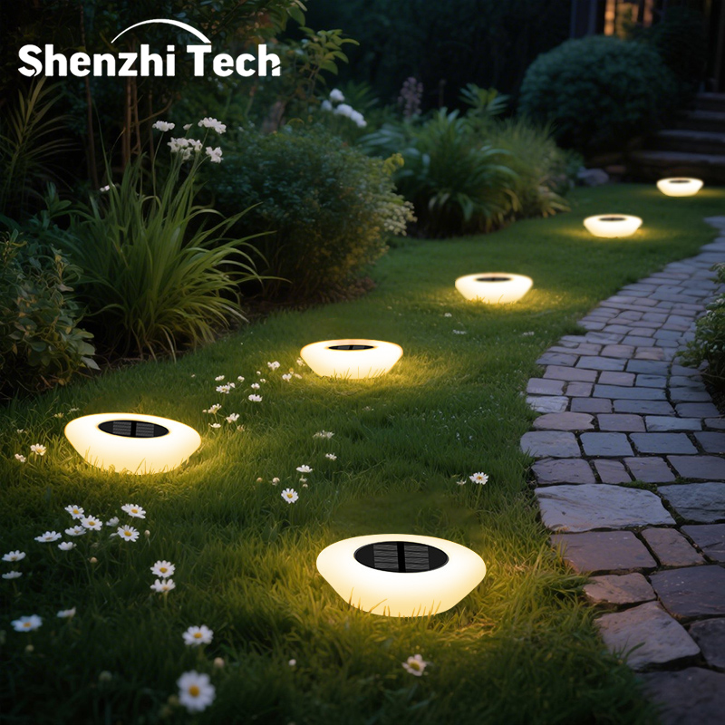 Outdoor Lighting Driveway - 1/4 PCS 태양광 지상 조명, 차가운