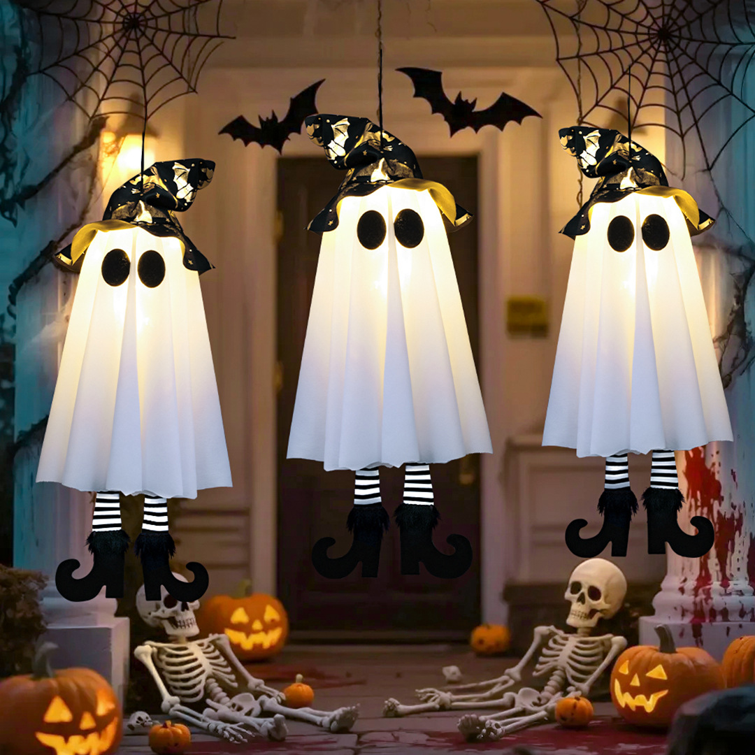 1/3pcs 할로윈 LED 라이트 업 마녀 유령 교수형 - Outdoor Lighting Ideas For Party 리뷰 및 가격