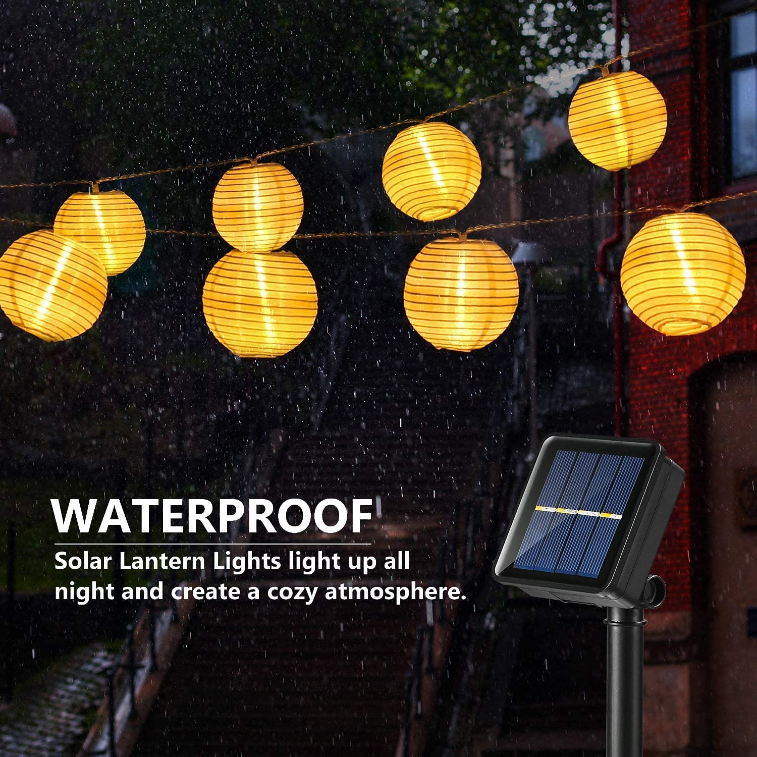 방수 랜턴 태양 문자열 요정 조명 6.5M 30 LED - Halo Outdoor Lighting 리뷰 및 가격
