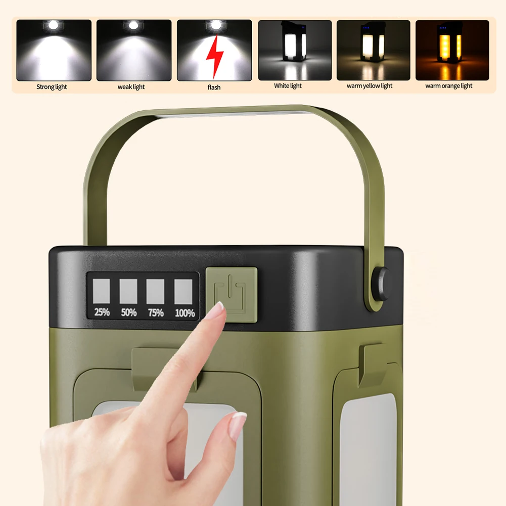 태양광 야외 휴대용 캠핑 조명, 태양열 충전 접이식 2 - Outdoor Lighting Lamps 리뷰 및 가격