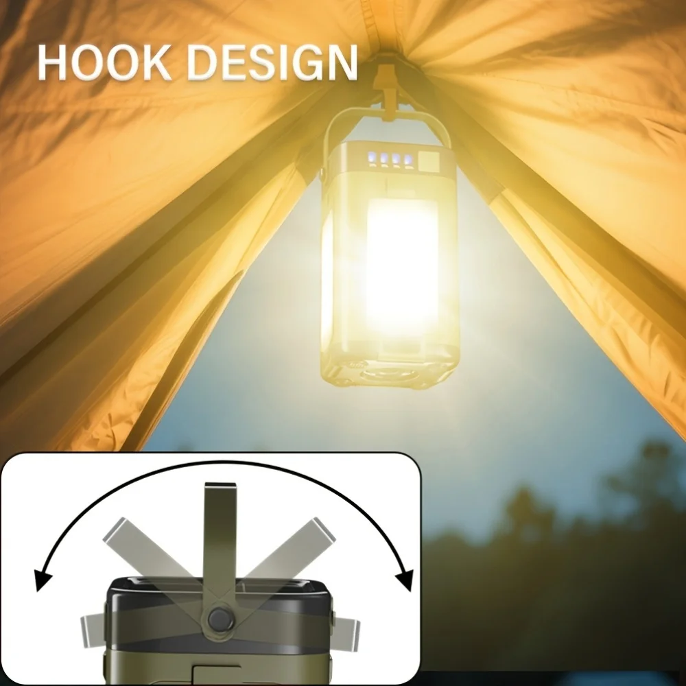 태양광 야외 휴대용 캠핑 조명, 태양열 충전 접이식 2 - Outdoor Lighting Lamps 리뷰 및 가격
