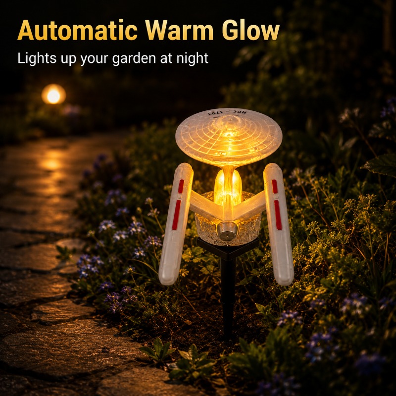 스타 트렉 USS 엔터프라이즈 솔라 가든 스테이크 라이 - Halo Outdoor Lighting 리뷰 및 가격