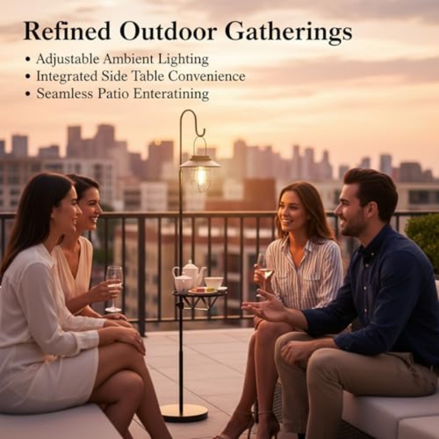 태양광 플로어 램프 겸 테이블, 60인치 야외용 셰퍼드 - Outdoor Lighting Patio 리뷰 및 가격