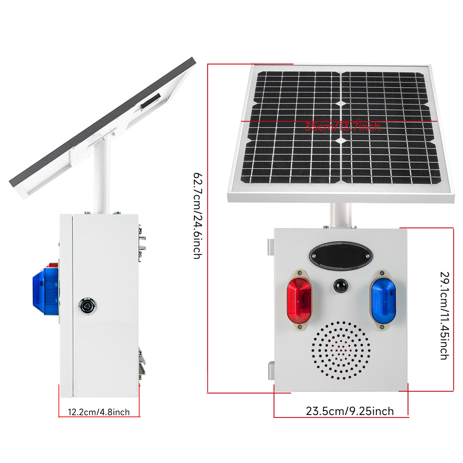 YASONG 농장 항구에 대한 빨간색과 파란색 스트로브 - Outdoor Lighting With Motion Sensor 리뷰 및 가격