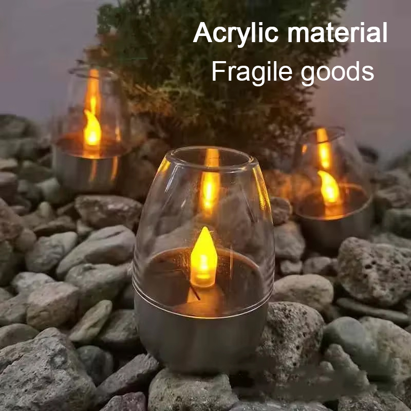 LED 태양 양초 빛 Flameless 충전식 야간 조 - Halo Outdoor Lighting 리뷰 및 가격