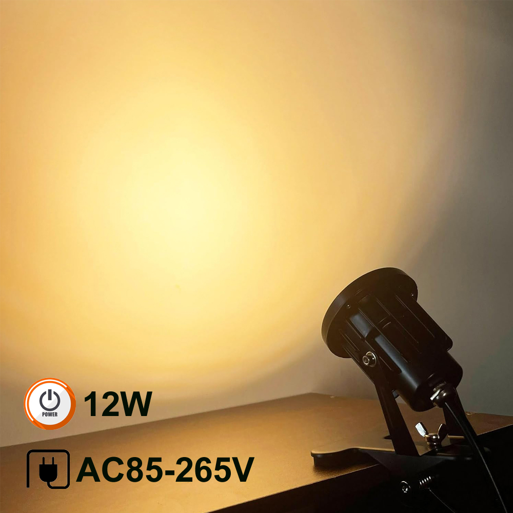 클립 온 스포트라이트 플러그인 방수 12W 110V 2 - Outdoor Lighting Uk 리뷰 및 가격