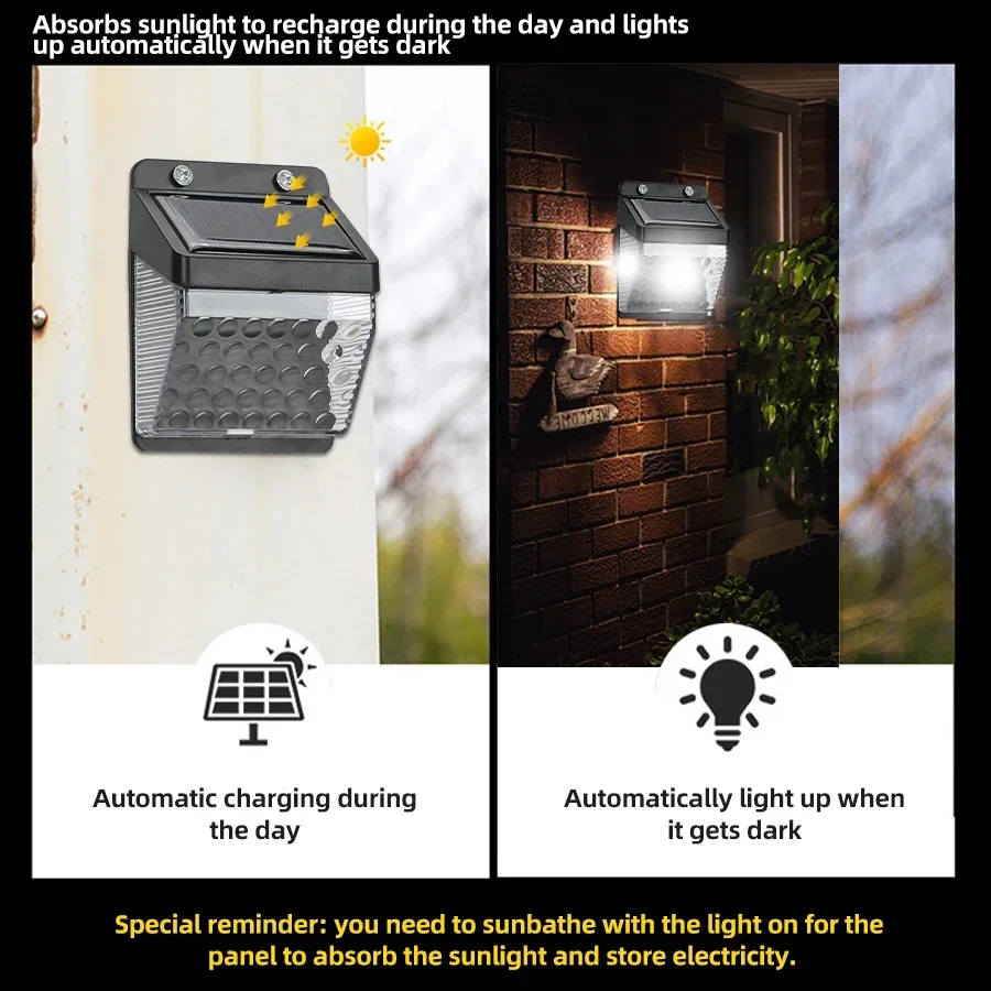 LED 태양광 조명 PIR 모션 센서 벽등 야외 태양광 - Outdoor Lighting Lamps 리뷰 및 가격