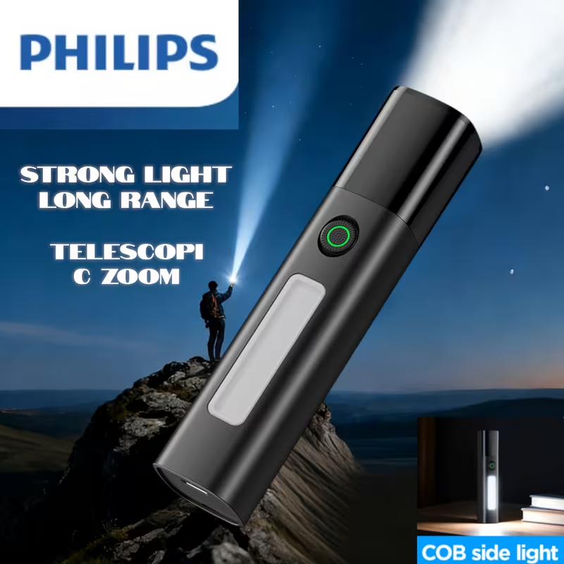 필립스 SFL1151 LED 손전등 텔레스코픽 줌 토치 - Outdoor Lighting Philips 리뷰 및 가격