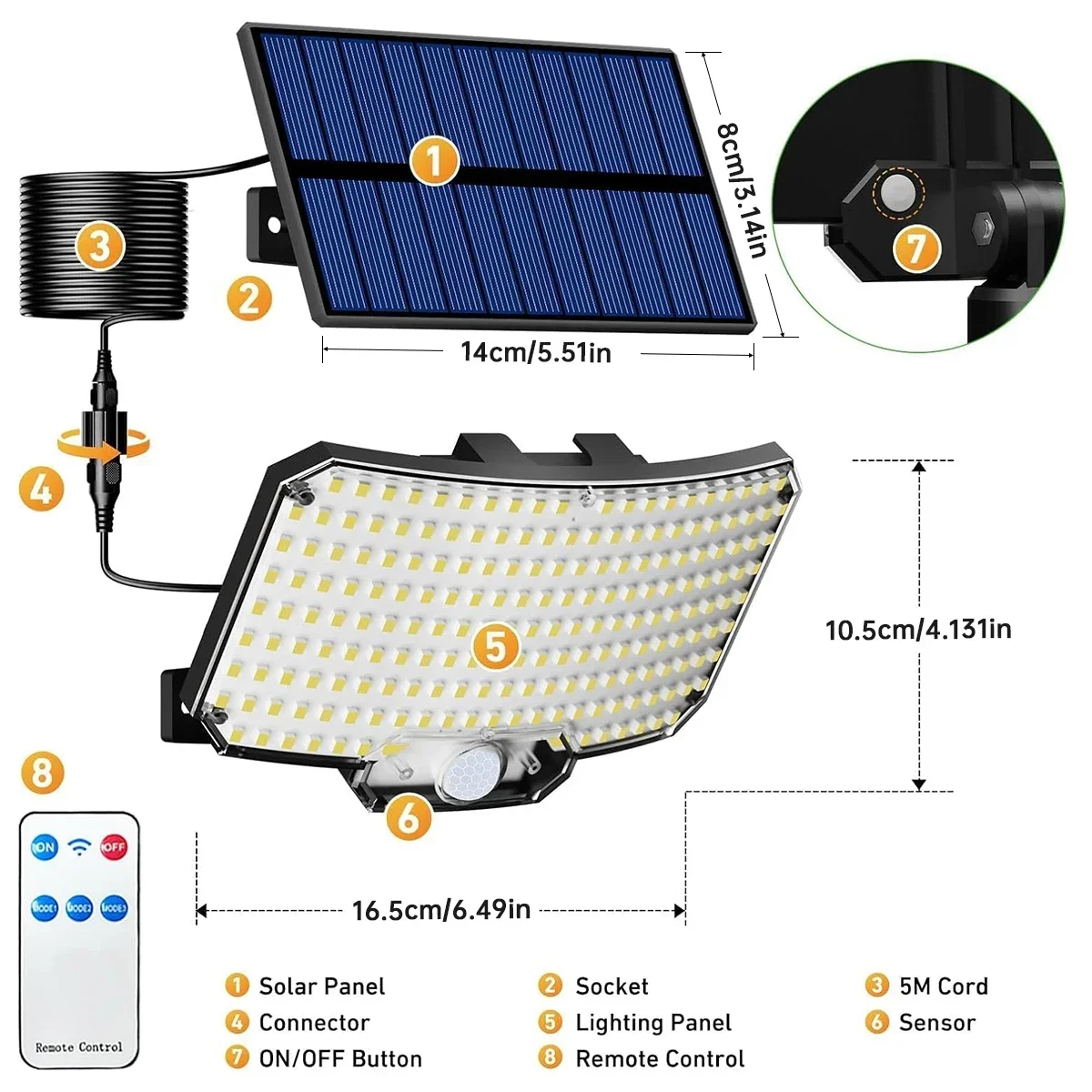 234LED 태양광 야외 조명 모션 센서 슈퍼 브라이트 - Outdoor Lighting Patio 리뷰 및 가격