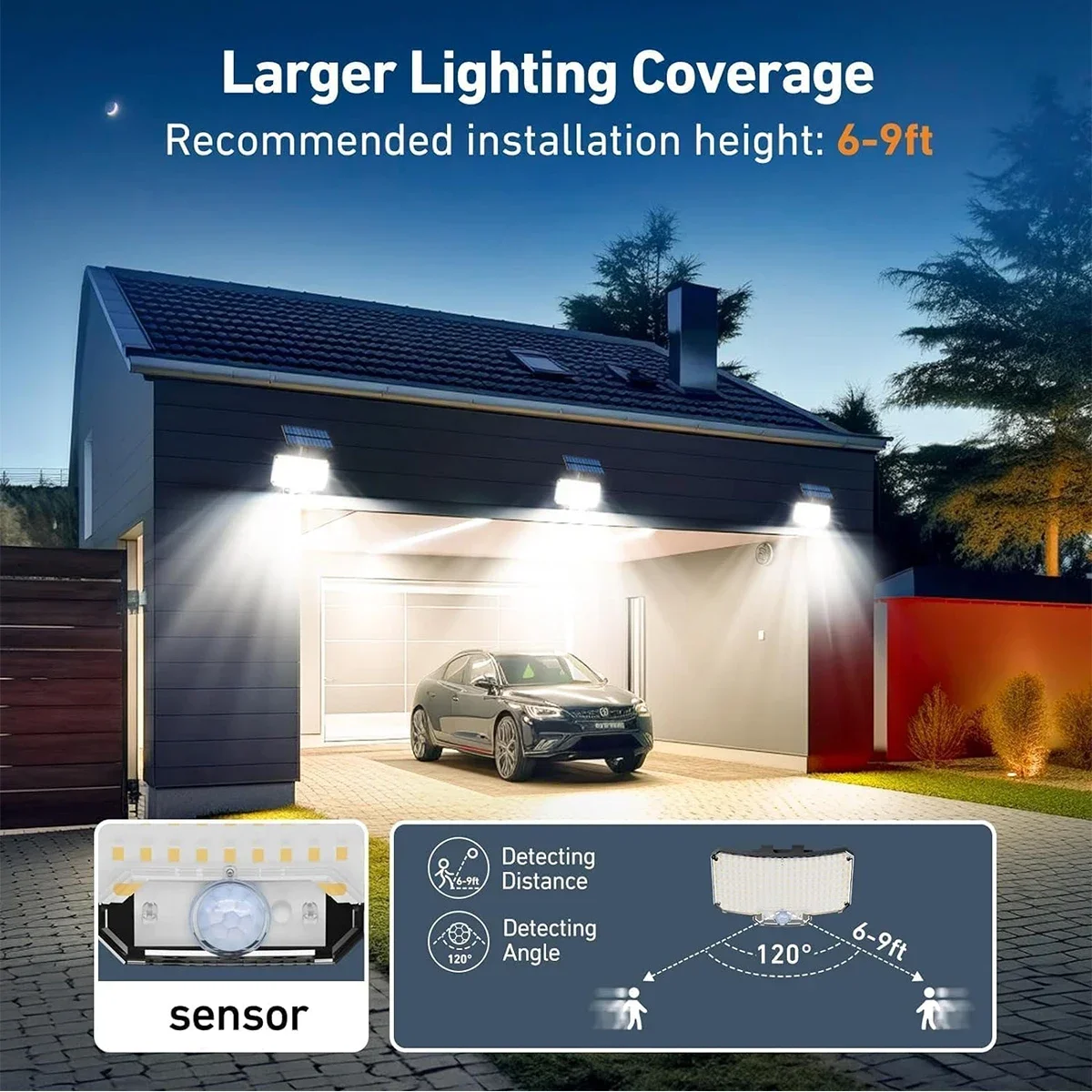 234LED 태양광 야외 조명 모션 센서 슈퍼 브라이트 - Outdoor Lighting Patio 리뷰 및 가격