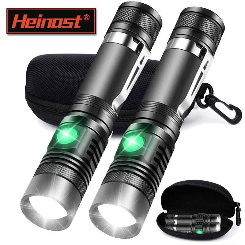 충전식 T6 핸드헬드 플래시라이트 18650 사용 줌  - Outdoor Lighting On House 리뷰 및 가격