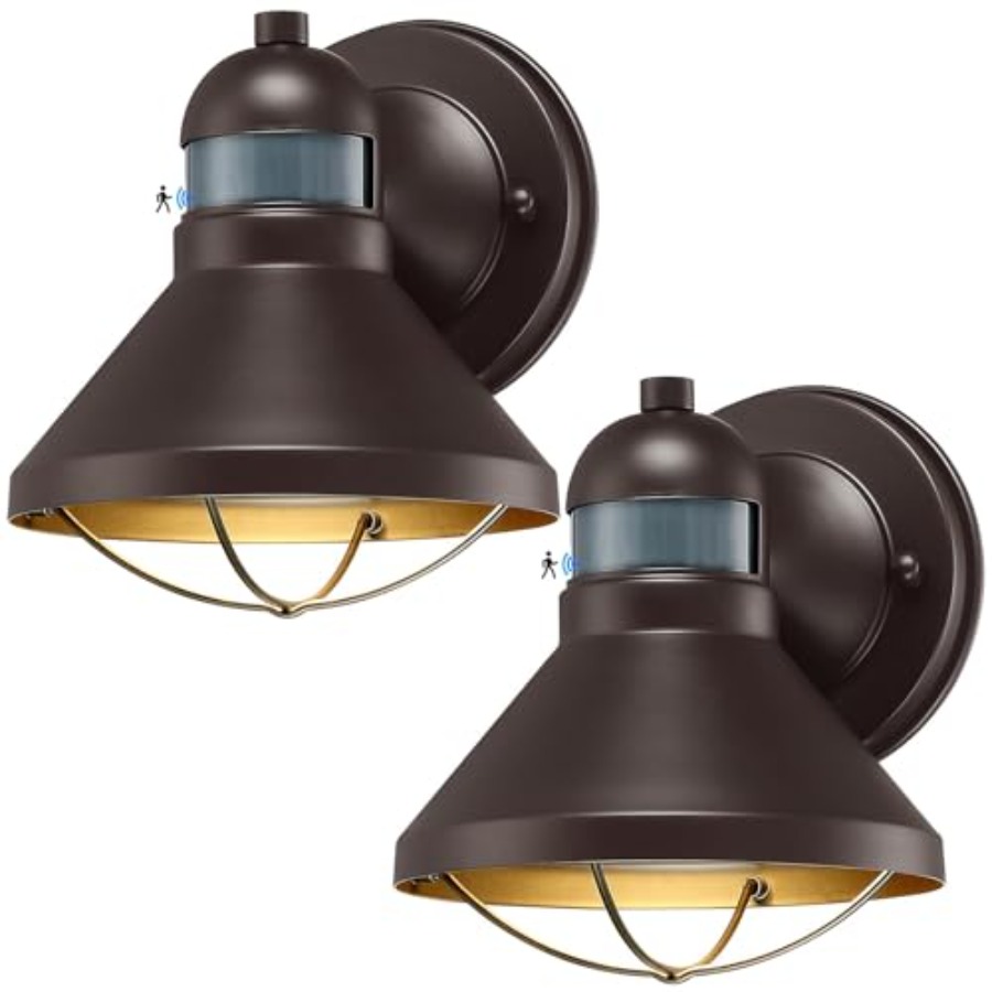 2팩 모션 센서 야외 LED 벽등, 해 질녘부터 새벽까 - Outdoor Lighting With Motion Sensor 리뷰 및 가격