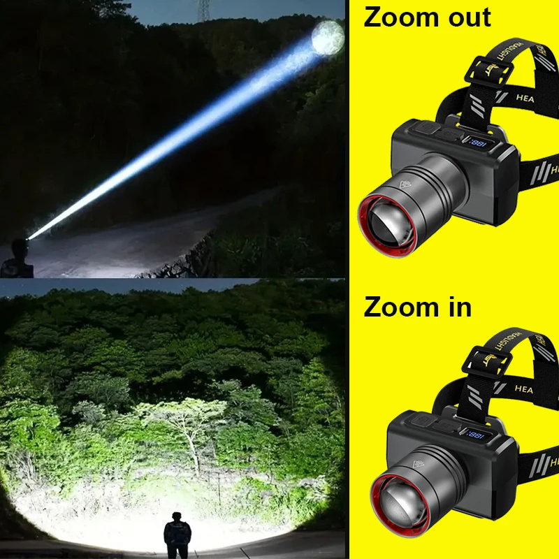 2026 LED 디지털 충전식 헤드램프 초강력 헤드 L - Outdoor Lighting With Motion Sensor 리뷰 및 가격