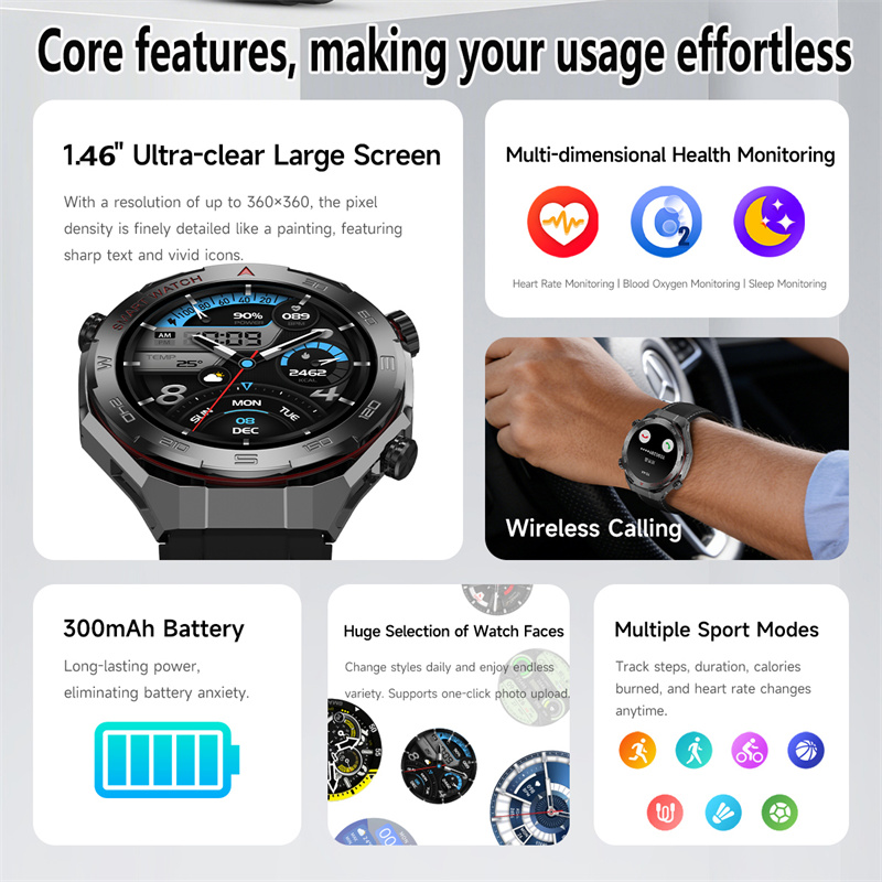 새로운 Watch6 UItra GPS 아웃도어 스마트워 - Outdoor Lighting Ip Rating 리뷰 및 가격
