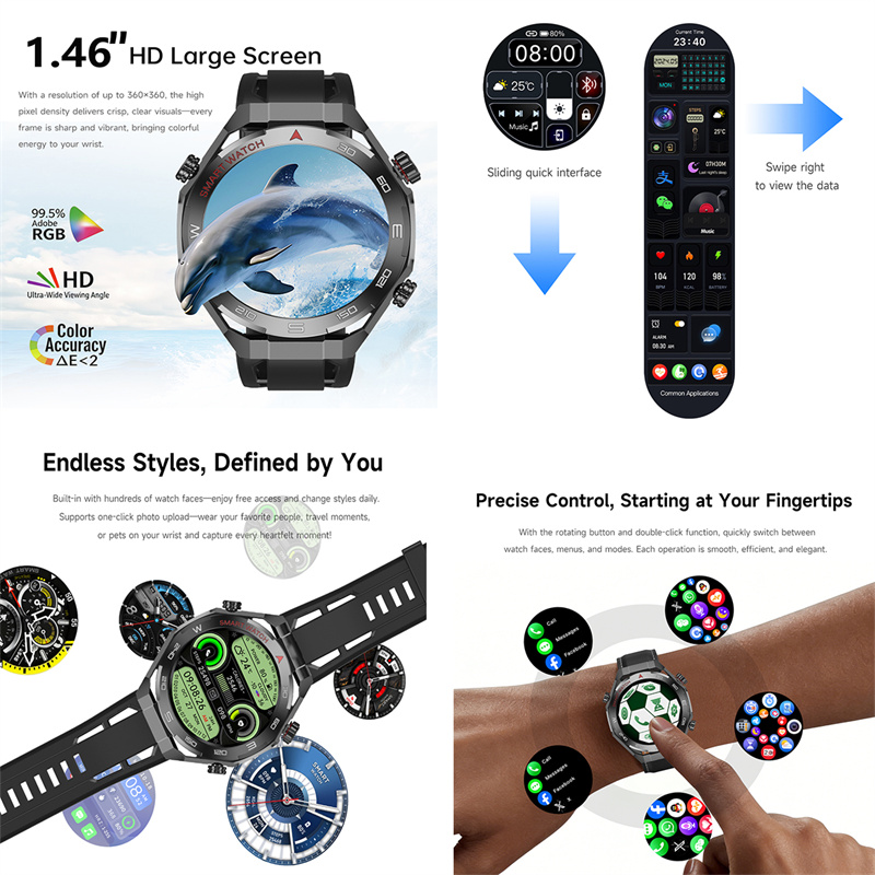 새로운 Watch6 UItra GPS 아웃도어 스마트워 - Outdoor Lighting Ip Rating 리뷰 및 가격