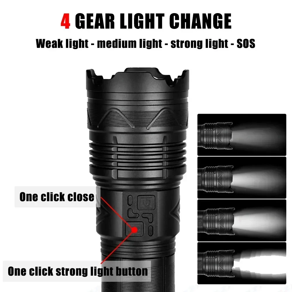 99000000LM 슈퍼 브라이트 LED 손전등 100 - Outdoor Lighting House 리뷰 및 가격