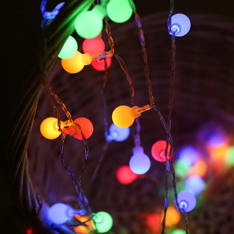 10M USB/배터리 전원 공 LED 문자열 조명 갈  - Outdoor Lighting Ideas For Party 리뷰 및 가격