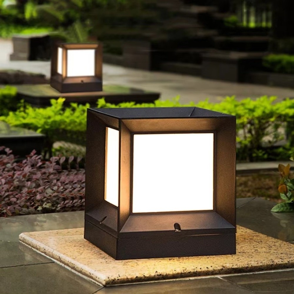 현대식 E27 LED 야외 기둥 조명 220V 기둥 캡 - Post Cap Light 리뷰 및 가격