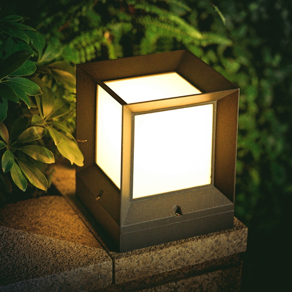 현대식 E27 LED 야외 기둥 조명 220V 기둥 캡 - Post Cap Light 리뷰 및 가격