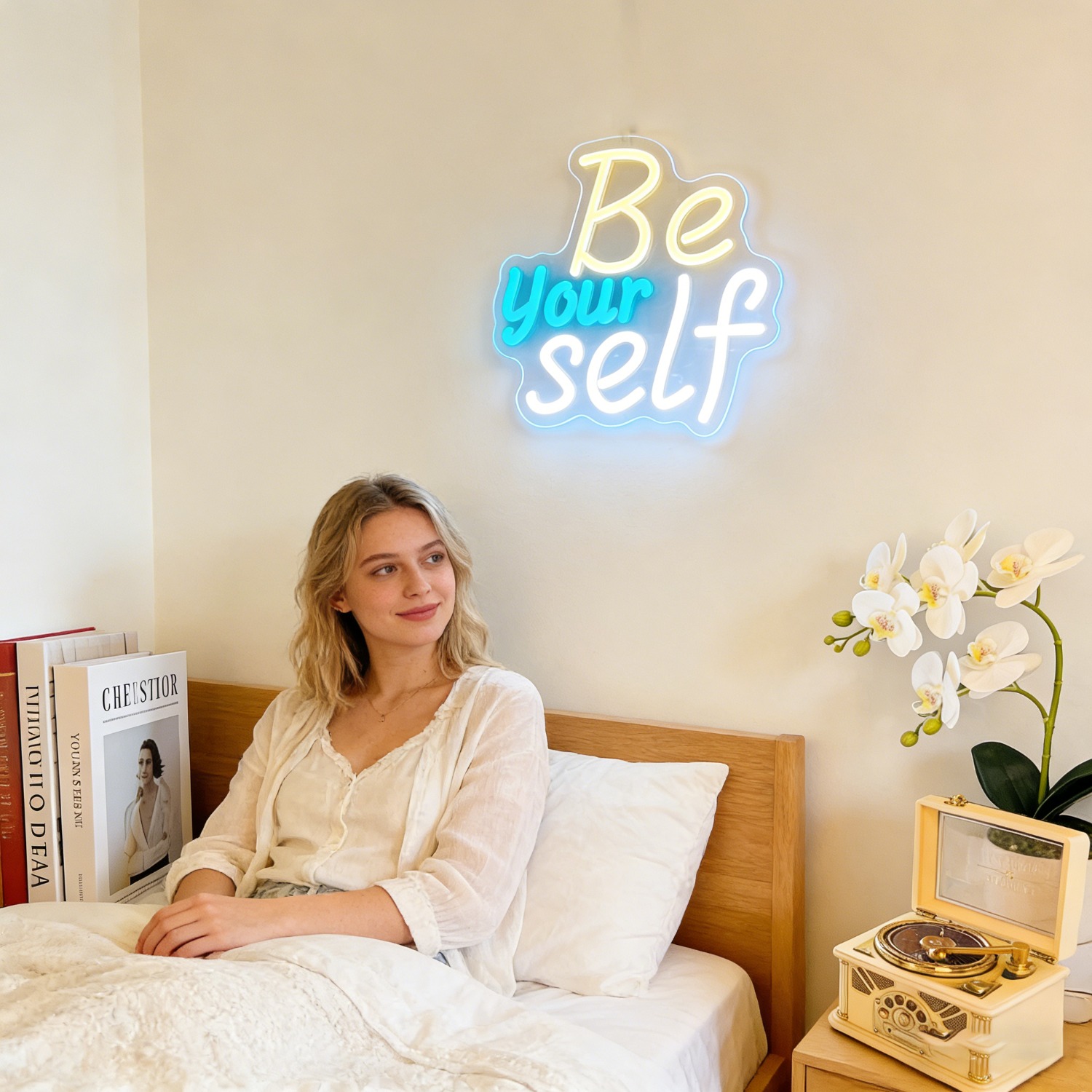 영감을 주는 'Be Yourself' 네온사인 LED  - Outdoor Lighting Quotes 리뷰 및 가격