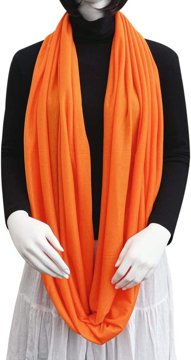 부드러운 경량 인피니티 스카프 솔리드 컬러 저지 니트  - Outdoor Lighting Jersey 리뷰 및 가격