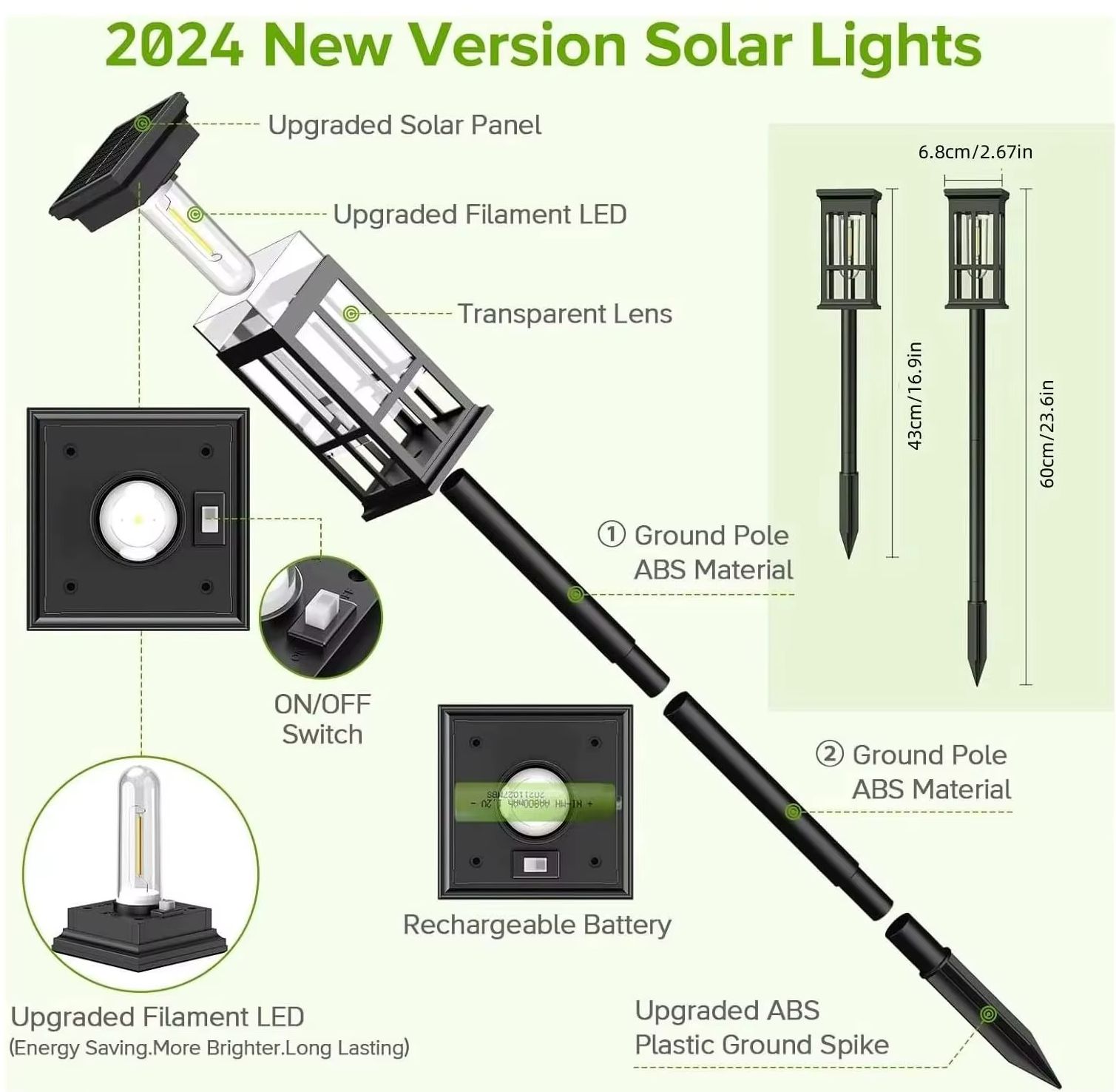 태양광 정원등 야외용 방수 조경등 정원 마당 파티오 산 - Outdoor Lighting Driveway 리뷰 및 가격