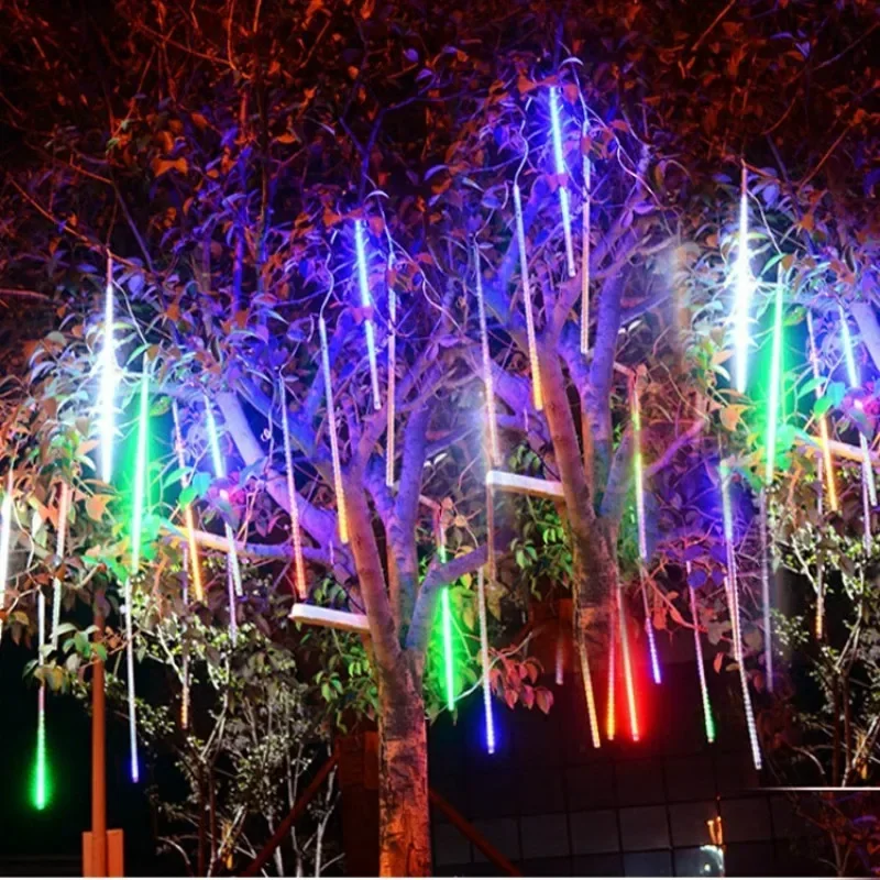 30cm /50cm 방수 유성우 비 8 튜브 LED 문 - Outdoor Lighting Uk 리뷰 및 가격