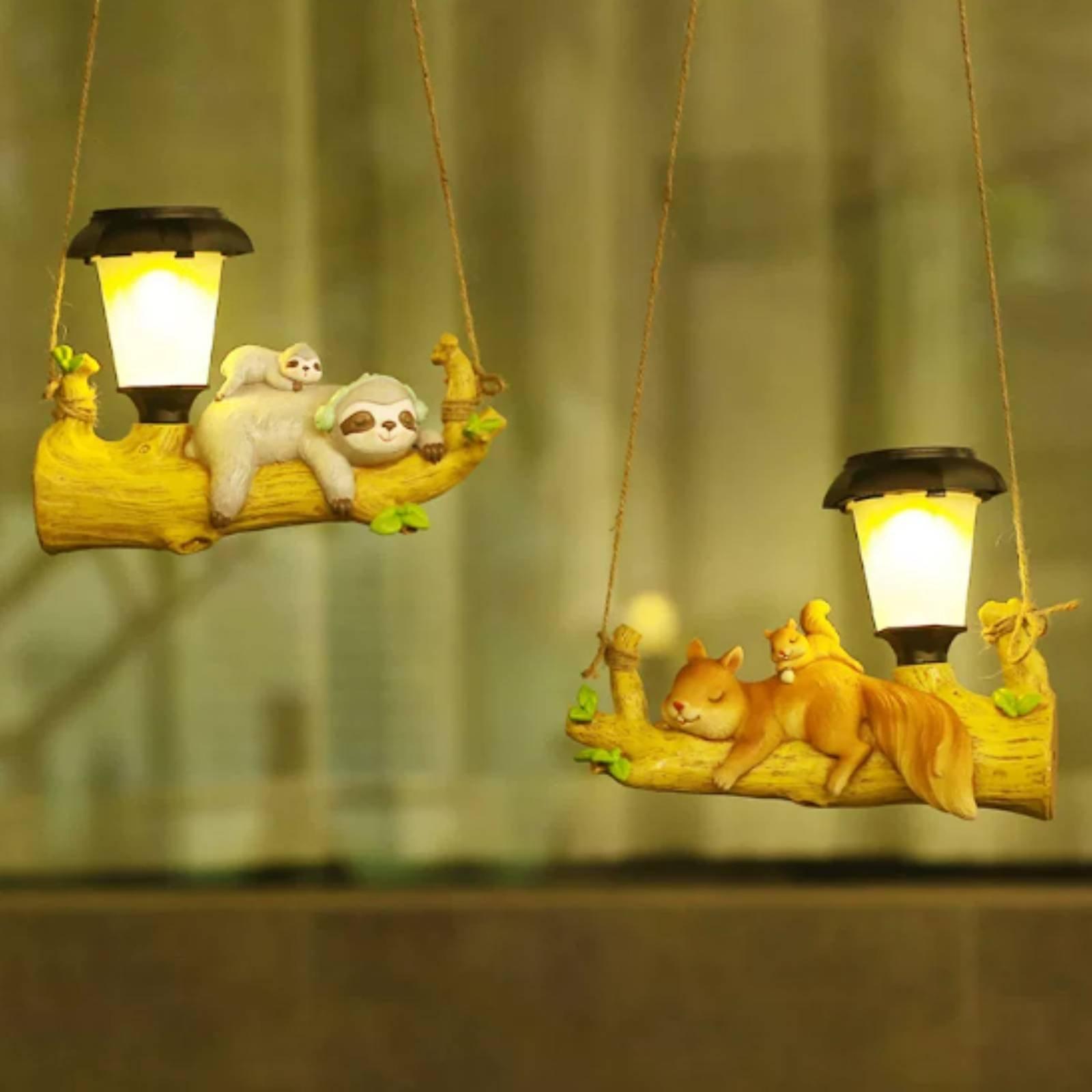 레진 태양광 야외 걸이형 조명 동물 모티브 방수 정원  - Outdoor Lighting Patio 리뷰 및 가격
