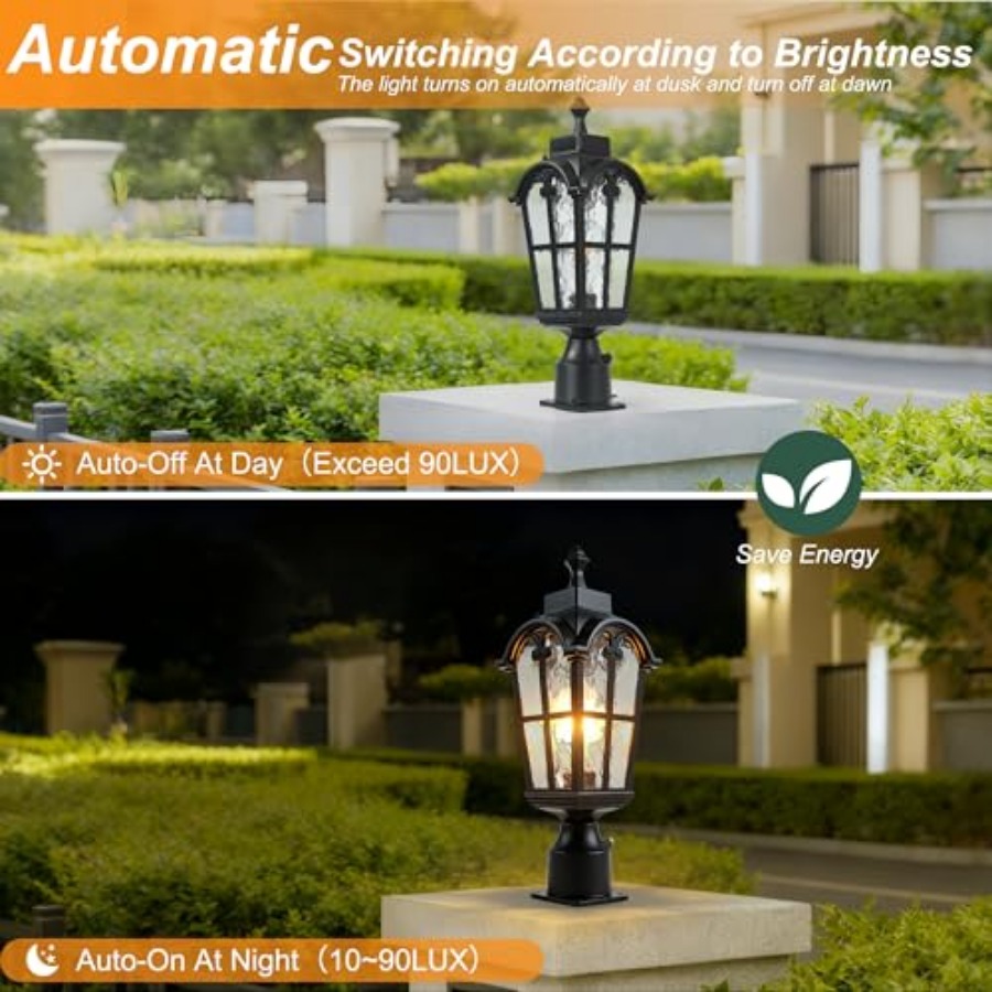 센서 야외 기둥 조명 방수 기둥 조명기구 전면 도어용  - Outdoor Lighting Lamps 리뷰 및 가격