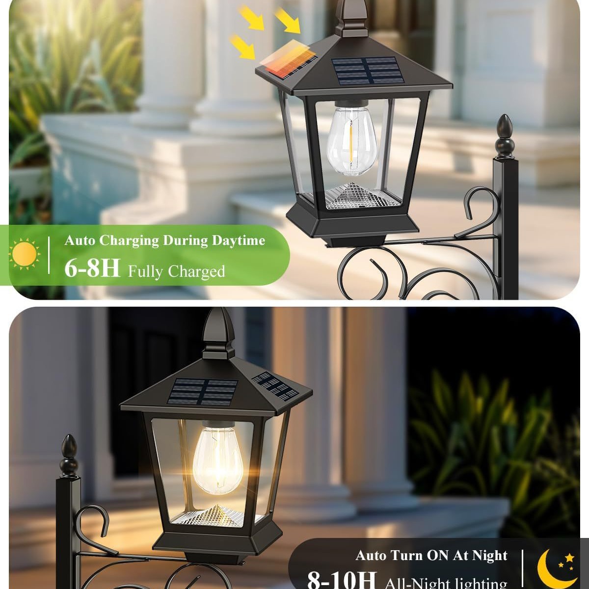 2 in 1 태양광 화분 램프 방수 따뜻한 백색 야외  - Outdoor Lighting Patio 리뷰 및 가격