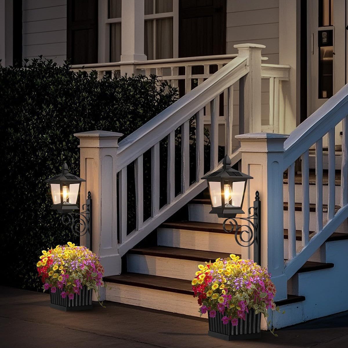 2 in 1 태양광 화분 램프 방수 따뜻한 백색 야외  - Outdoor Lighting Patio 리뷰 및 가격