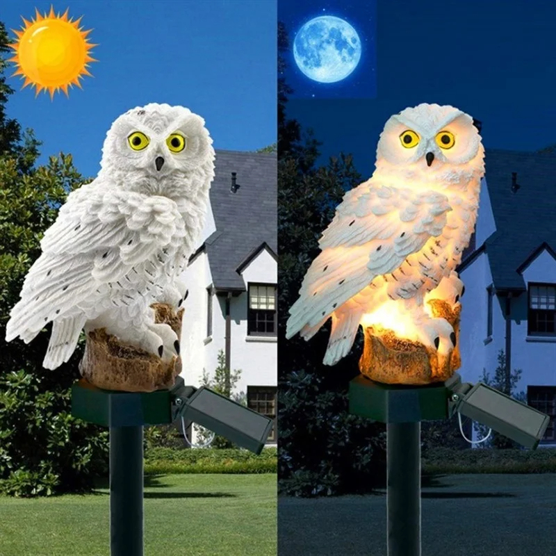 태양광 올빼미 조각상 정원등 LED 방수 야외 장식 ( - Halo Outdoor Lighting 리뷰 및 가격