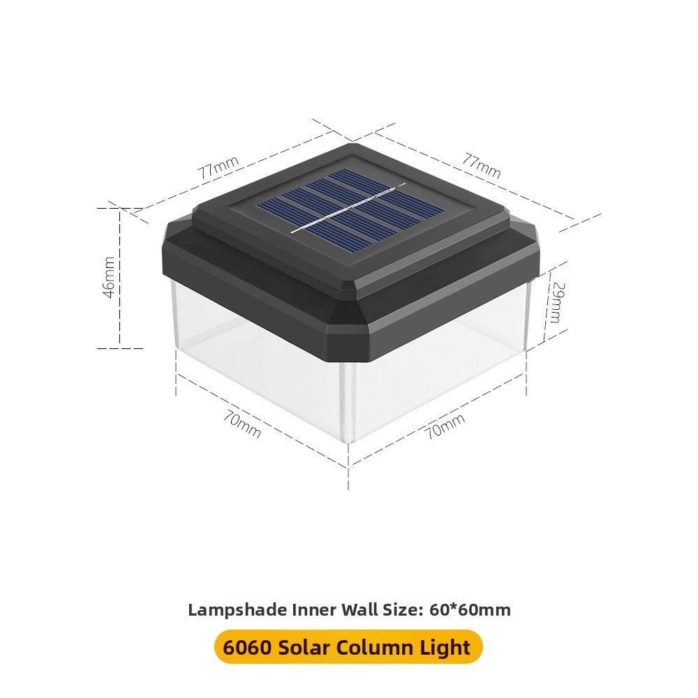 IP65 방수 태양광 LED 기둥 캡 조명, 태양열 기 - Post Cap Light 리뷰 및 가격