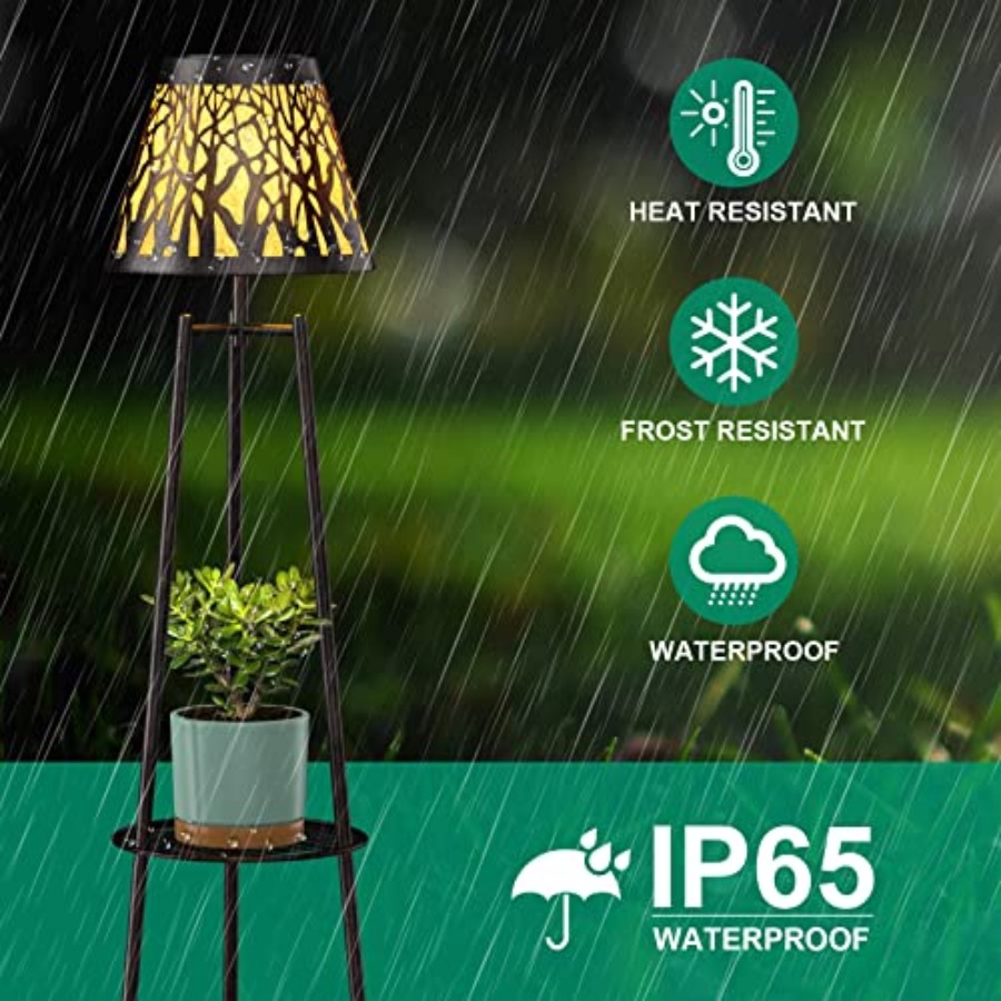 2팩 야외용 태양광 바닥 램프(식물 스탠드 포함) 방수 - Outdoor Lighting Lamps 리뷰 및 가격