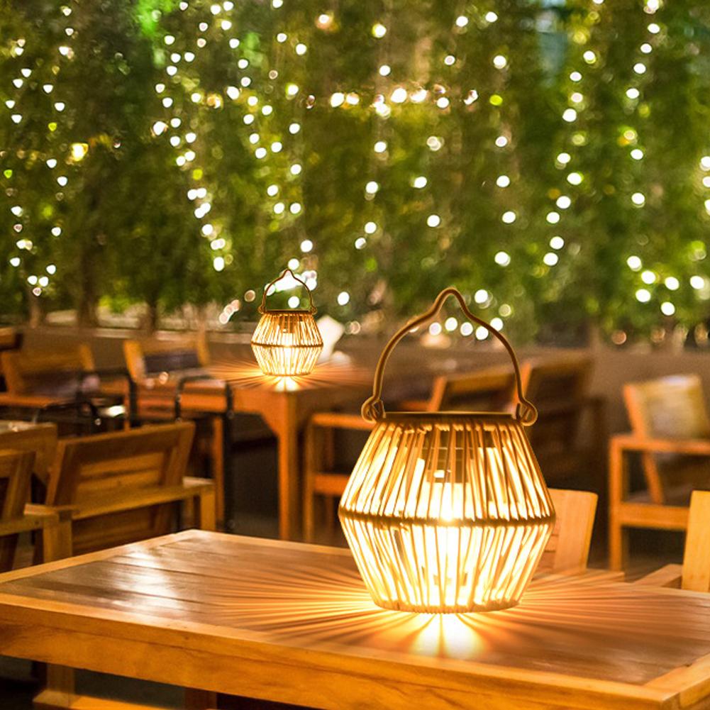 IP65 방수 태양광 라탄 랜턴 걸이식 테이블 조명 야 - Outdoor Lighting Patio 리뷰 및 가격