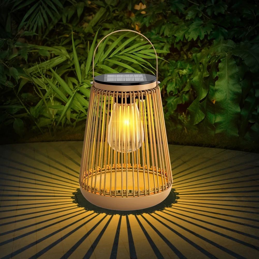 IP65 방수 태양광 라탄 랜턴 걸이식 테이블 조명 야 - Outdoor Lighting Patio 리뷰 및 가격
