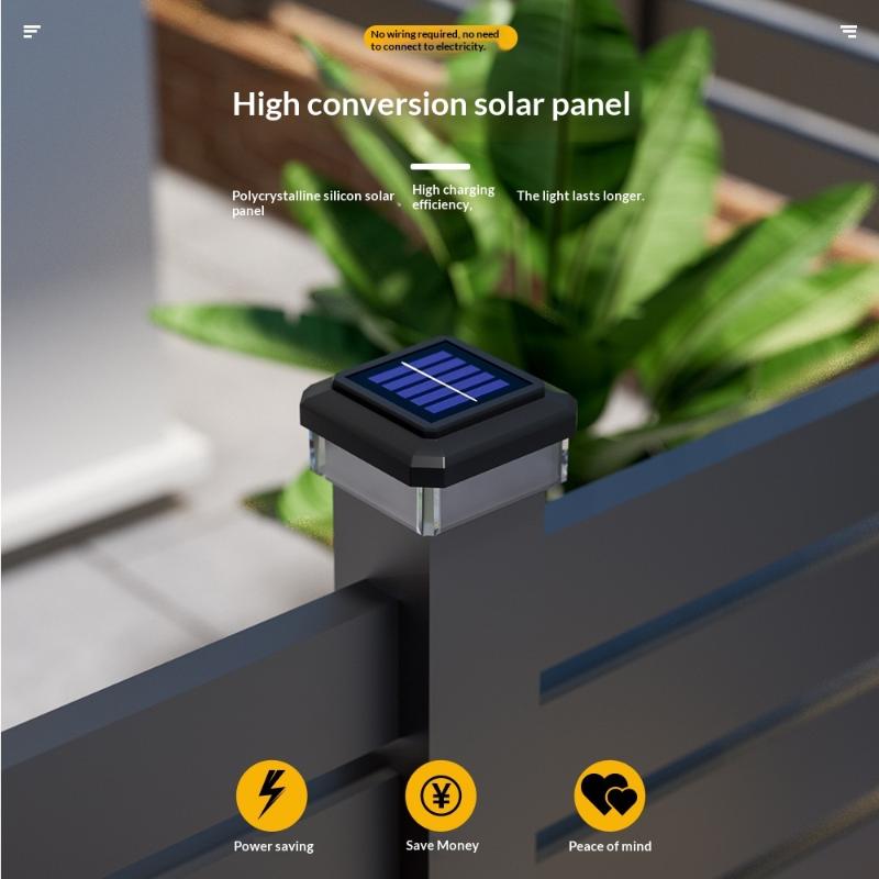 태양광 LED 기둥 캡 조명, 실외 울타리용, IP65 - Post Cap Light 리뷰 및 가격