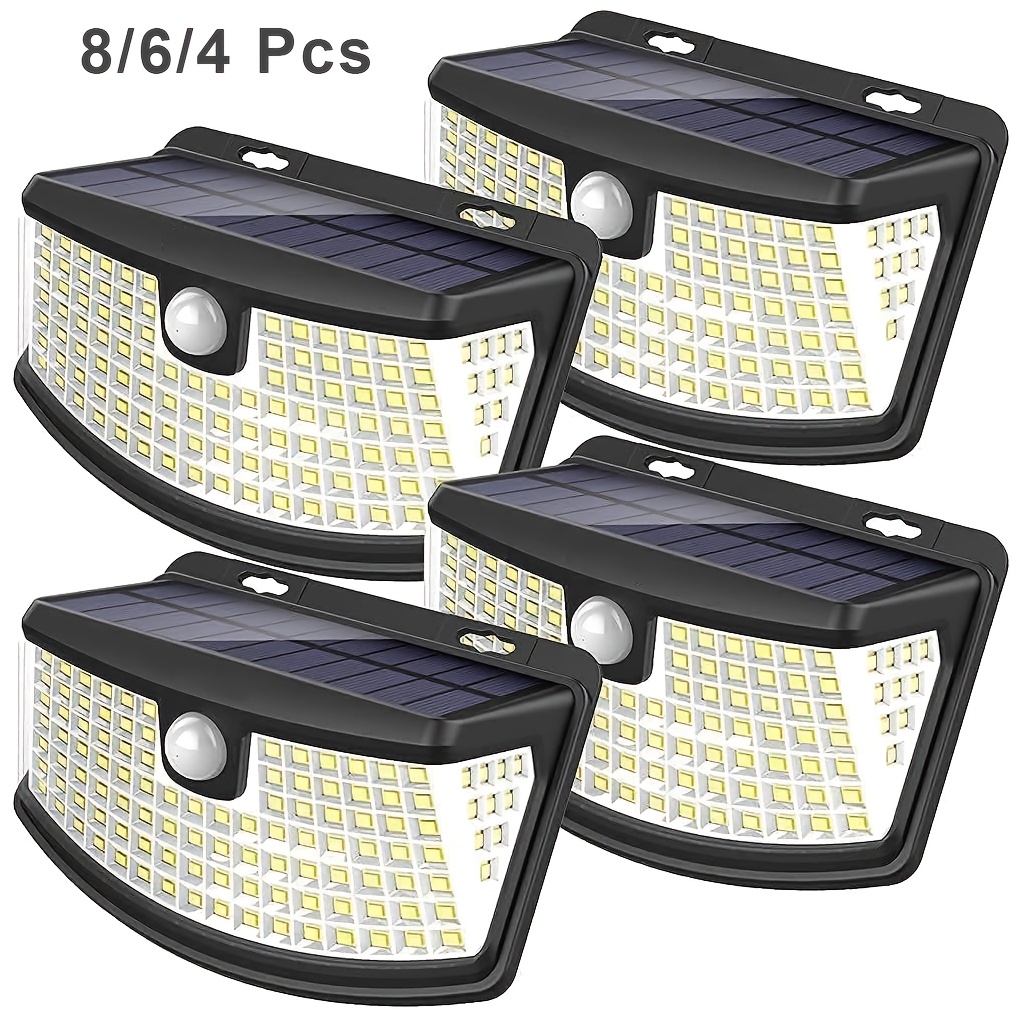 8/6/4팩 태양광 모션 센서 조명 120개 LED(반 - Outdoor Lighting With Motion Sensor 리뷰 및 가격