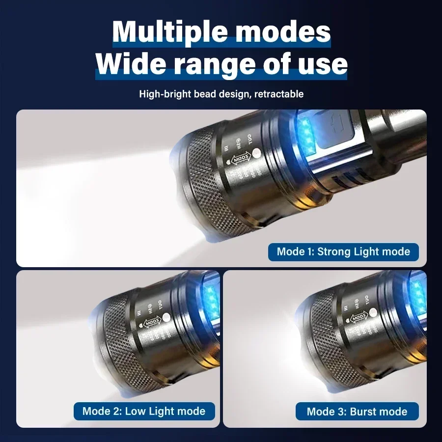 전술용 LED 손전등 2000LM USB 충전식 방수  - Outdoor Lighting Ideas For Party 리뷰 및 가격