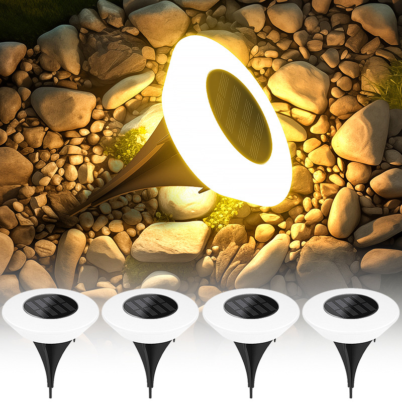 1/4 PCS 태양광 지상 조명, 차가운 백색/따뜻한  - Outdoor Lighting Driveway 리뷰 및 가격