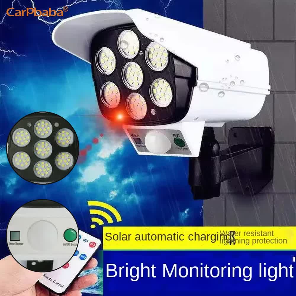 야외 태양광 모션 센서 보안 모형 카메라 무선 투광등  - Outdoor Lighting With Motion Sensor 리뷰 및 가격