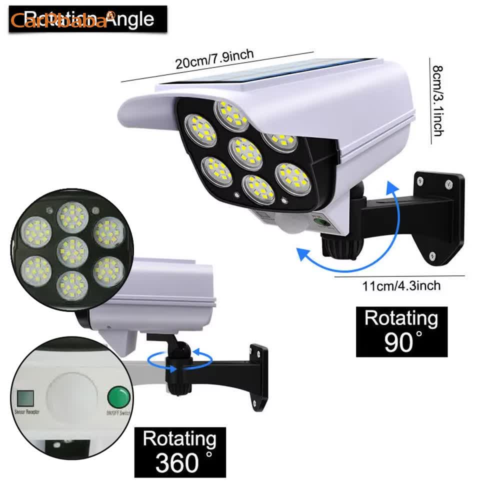 야외 태양광 모션 센서 보안 모형 카메라 무선 투광등  - Outdoor Lighting With Motion Sensor 리뷰 및 가격